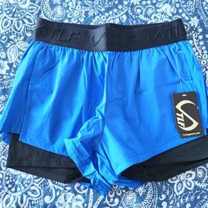 NWT TLF Dynamic 2 in 1 shorts